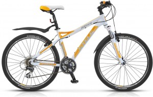 Велосипед Stels Miss 8500 17 (2015) White yellow silver
