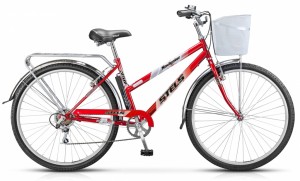 Велосипед с корзиной Stels Navigator 300 Lady 20 Z010 (2017) Red