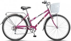 Велосипед с корзиной Stels Navigator 350 Lady 20 (2017) Purple