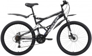 Велосипед Black One Attack FS 26 D 20 (2018) Black grey white