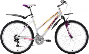 Велосипед Stark Luna 26.1 V 14.5 (2018) White violet yellow