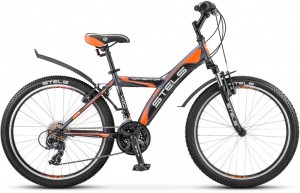 Велосипед Stels Navigator 410 V V030 15 (2017) Grey orange black
