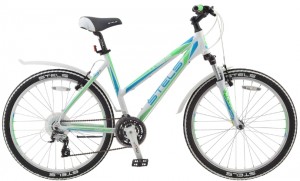 Велосипед Stels Miss 6500 15.5 (2017) White green blue