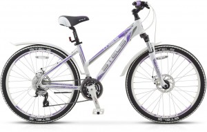 Велосипед Stels Miss 6700 MD 15.5 (2016) White grey purple