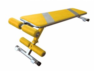 Скамья для пресса Ovelon Альфа Yellow silver