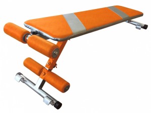 Скамья для пресса Ovelon Альфа Orange silver
