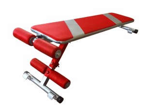 Скамья для пресса Ovelon Альфа Silver red