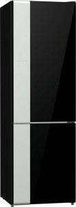 Холодильник с морозильной камерой Gorenje NRK612ORAB Black silver
