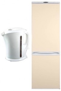 Холодильник с морозильной камерой Don R 291 Слоновая кость + Electa EKT-6230 CL