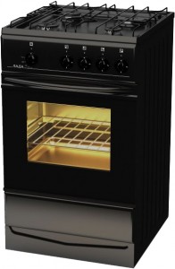 Газовая плита Лада PR 14.120-03 щиток Черная