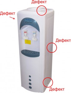 Кулер для воды Aqua Work 16 L/HL White после сервиса, дефект