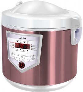 Мультиварка Lumme LU-1446 Chef pro White pink