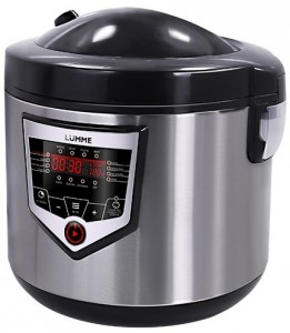 Мультиварка Lumme LU-1446 Chef pro Black steel