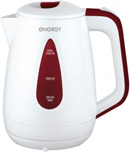 Электрический чайник Energy E-214 White bordo