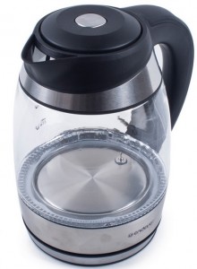 Электрический чайник Kromax Endever KR-323G Silver black