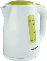 Электрический чайник Scarlett SC-EK18P05 White green