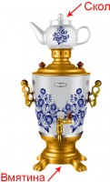 Самовар Элис ЭЛ-4052 дефект