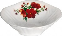 Миска Кубаньфарфор 0152Кц Красный цветок