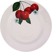 Тарелка обеденная Кубаньфарфор 057В Вишенка