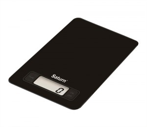 Электронные кухонные весы Saturn ST-KS7235 Black