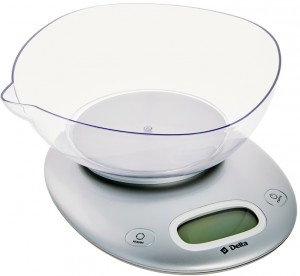 Электронные кухонные весы Delta KCE-34 Silver