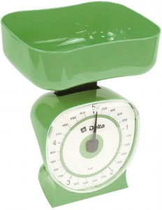Механические кухонные весы Delta KCA-106 Green