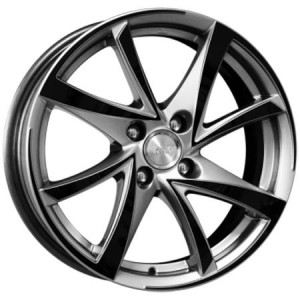 Литой диск КиК Игуана 6.5x16/5x100 D67.1 ЕТ38 Алмаз черный