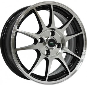 Литой диск Megami MGM-5 6x14/4x100 ET49 D56.6 BKF