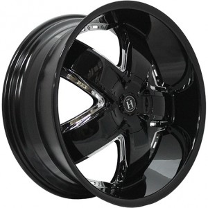 Литой диск Harp Y-18 9.5x22/6x139.7 D78.1 ET30 Glossy black chrome attachment