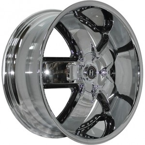 Литой диск Harp Y-18 9.5x22/6x139.7 D78.1 ET30 Chrome glossy black attachment