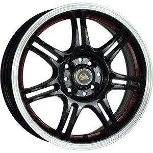 Литой диск Cross Street Y4601 6x15/4x100 ET48 D54.1 BKFRSI