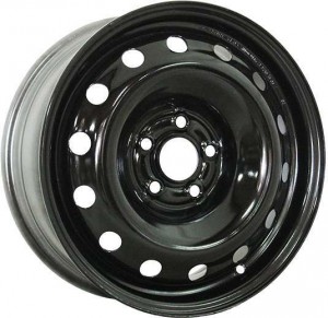 Штампованный диск Кременчугский колёсный завод Ford Focus 2 6x15/5x108 D63.3 ET52.5 Black H2