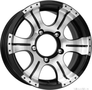 Литой диск КиК Байконур 34651 8x16/5x139.7 D110.1 ET20 Алмаз черный