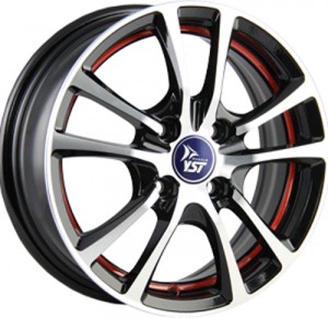 Литой диск YST X-3 6x15/4x100 D60.1 ET50 BKFRSI