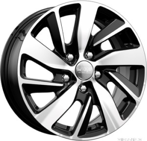 Литой диск КиК КС741 6.5x16/5x114.3 D57.1 ET46 Алмаз черный