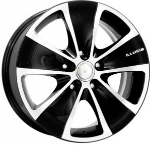 Литой диск КиК Иллюзио-оригинал КС440 6.5x16/5x112 D57.1 ЕТ50 Алмаз черный
