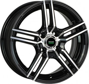 Литой диск Megami MGM-1 5.5x14/4x100 ET49 D56.6 BKF