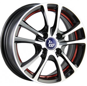 Литой диск YST X-3 6.5x16/4x100 D60.1 ET50 BKFRSI