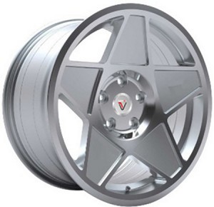 Кованый диск Vissol F-005 9.5x18/5x112 D66.6 ET40 Silver cut