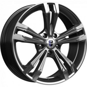 Литой диск КиК Каррера КС655-04 7x18/5x114.3 D66.1 ET40 Дарк платинум