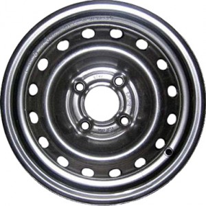 Штампованный диск Кременчугский колёсный завод Kia Ceed 5.5x15/5x114.3 D67 ET47 Черный