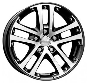 Литой диск КиК Центурион 7x17/5x100 D67.1 ET40 алмаз черный