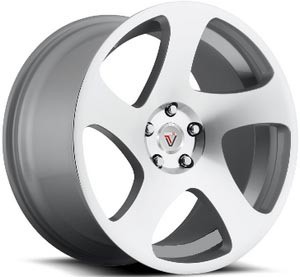 Кованый диск Vissol F-006 9.5x18/5x100 D57.1 ET25 Silver polished