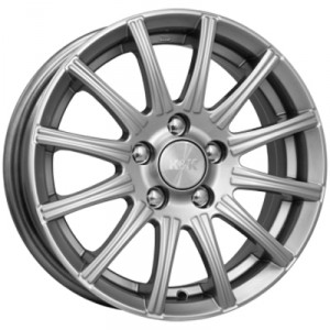 Литой диск КиК Сиеста 5.5x14/4x100 D67.1 ET35 Блэк Платинум