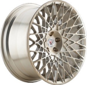 Кованый диск Vissol F-501 9.5x18/5x112 D66.6 ET40 Gloss gold