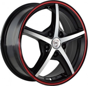 Литой диск NZ Wheels  SH667 7x17/5x114.3 ET45 D60.1 BKFRS