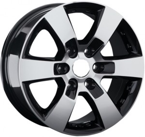 Литой диск Replica LS TY83 7.5x17/6x139.7 D106.1 ET25 BKF