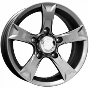 Литой диск КиК Триал КС621 6.5x15/5x139.7 D98 ET30 Дарк платинум