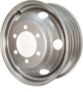 Штампованный диск Asterro Газель 5.5x16/6x170 D130 ET106 Silver
