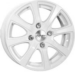Литой диск Proma Колизей 5.5x14/4x98 D58.6 ET35 Белый
